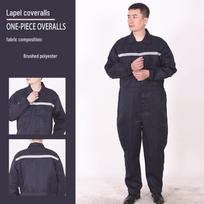 Reflective Long-Sleeve One-Piece Workwear for Mechanics Quadruple Extra Large
