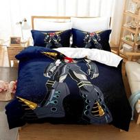 Tengen Toppa Gurren Lagann Patalynės Komplektas Viengulis Dvivietis Pilnas Karališkas Dydis Lova Komplektas Suaugusiems Vaikams Miegamasis Antklodės Užvalkalų Komplektai 3D Spaudinys Anime 135x200cm