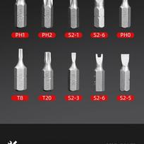Adjustable Multi-Functional Ratchet Screwdriver Set for Unique Shaped Screws & Torx