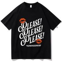 Sabrina Carpenter Please Please Please T Shirt Fashion Aesthetic Men Women O-Neck Short Sleeve Summer Cotton Casual T-shirt Top S įvairiaspalvis