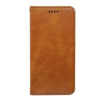 Calfskin Leather Magnetic Stand Case for Huawei Pura 90 Pro - Popular Choice Huawei Nova 15 Pro 5G geltona