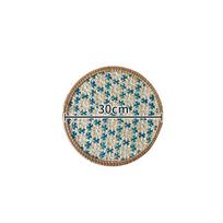 30/36cm Color Handmade Rattan Tray Round Heat-resistant Teapot Pad Hotel Home Decor Ethnic Style Dining Table Heat-insulate Pad