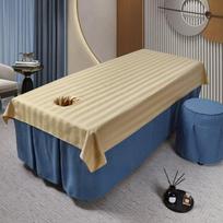Beauty Salon Massage Table Bed Sheet With Hole Cotton Therapy Bedsheet Physiotherapy Spa Clubhouse Cosmetic Massage Bed Sheet (as the picture,210x100cm)