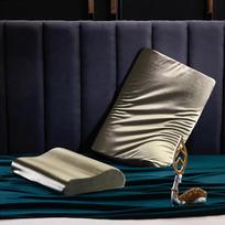 1 Pcs Luxury Satin Silk Pillowcase Pink Grey Solid Color Satin Imitated Silk Pillow Cover 30cmx50cm/40cmx60cm Pillowcase 30cmX50cm