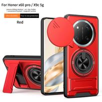Huawei Honor X60 Pro/X9C Magic 7 Lite Phone Case: Shun Jia Window Stand Protective Cover X50 raudona