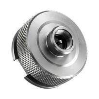 Gas Canister Adapter Connector Camping Stove Fuel Tank Conversion Head Gas Cylinder Accessory Compatible with Standard Threaded Valves one size