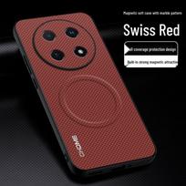 Huawei Enjoy 70/80 Pro/70X Case: Anti-Drop, Full Coverage, Magnetic, Premium Feel, Simple Mark Pattern Enjoy 70X raudona