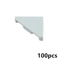 100PCS MOC Bricks 22385 2x3 Shield Light Panel LED 22385 2x3 Tile Building Blocks DIY Construction Toys Compatible With 3068