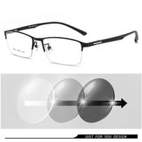 Color Changing Light Sunglasses Chameleon Lens Myopia Blue Light Blocking For Men PC Screen Glasses Game for Sight -050 -075 -175 -25-6 Myopia-5.00