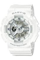 Watch White x Silver [Casio] Baby-G BA-110X-7A3JF Women's