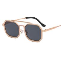 Steampunk Women Latest Sunglasses High Quality Men Metal Small Frame Sunglasses For Men Luxurious Eyewear UV 400 Protection Gafas De Sol As shown in the figu