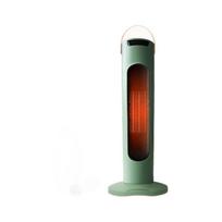 Household Silent Electric Hot Air Blower Winter Indoor Instant Heating Air Heater Vertical Remote Control Electric Heater žalia