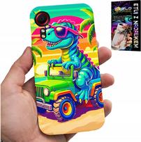 Etui Do Samsung Galaxy Xcover 5 - Dinozaur W Ciężarówce Wzory Dla Dzieci