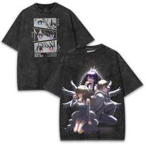 2026 Anime [OSHI NO KO] T-shirt For Men Clothing Hoshino Ai Short Sleeve Pure Cotton Tee Shirt Gothic Y2k Vintage Washed Tshirts S