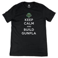 Keep Calm and Build Gunpla ZAKU Gundam Anime Graphic Art Tee Novelty T-T-Shirt L