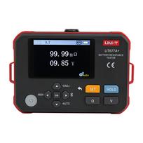 Akumuliatoriaus varžos matuoklis, 0.000mOm~3Om; 0.000V~71.00V, 4 laidų matavimo metodas; 500 matavimų atmintis, Bluetooth, UNI-T