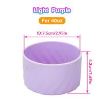 SW 40oz Silicone Cup Bottom Cover for Stanley Quencher Adventure Tumbler Protective Water Bottle Sleeve Antislip Cup Boot Sleeve