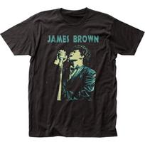 James Brown Siging Mens T T-Shirt Music Classic Concert Soul Tee New Black L