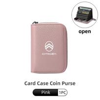Car Wallet PU Card Bag Credit Card Driver's License Storage Bag For Citroen Jumper Celysee Cactus Picasso Aircross Saxo Grand
