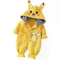 Naujas mielas animacinis Pikachu kūdikio pižama naujagimio žiemos ilgomis rankovėmis vaikiškas kombinezonas drabužiai kūdikiams mažylio drabužiai vienas gabalas 66cm