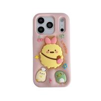 Cartoon Shrimp Tail iPhone 14/13/12 PROMAX Case – Anti-Fall, Compatible with Apple 17/16/15 iPhone 17 Pro