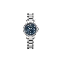 CITIZEN 50 meters waterproof solar Quartz super titanium strap 27mm women's watch blue dial ES9490-61L mėlyna