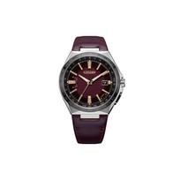 CITIZEN Eco-Drive Series Shuboteon Titanium Case Calfskin Strap Watch Solar Quartz Uniform for Men and Women Red Dial CB0216-07W auksas