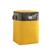 Large Capacity Moving Package Bag Dustproof Luggage Clothes Organizer Luggage Packing Bag  Students L geltona