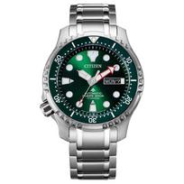 CITIZEN 200 meters waterproof Automatic titanium strap 42mm men's watch green dial NY0100-50X auksas