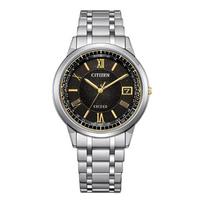 CITIZEN 30m waterproof solar Quartz titanium alloy watch strap 38mm men's watch black dial CB1144-60E juoda