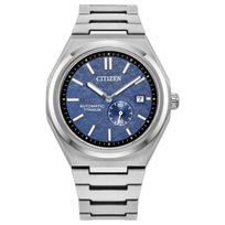CITIZEN 100 meters waterproof Automatic super titanium strap men's watch blue dial NJ0180-80L mėlyna