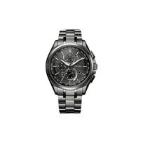 CITIZEN Attesa Series ATTESA Series Luminous Eco-Drive Light Energy Quartz Titanium Strap Men's Watch Black Dial AT8044-56E juoda