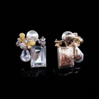 Engood 60Pcs Bee Drop Crystal Rhinestone Button Sewing Trim & Embellishments Craft  for DIY Hair Bags Shoes Button Accessories auksas