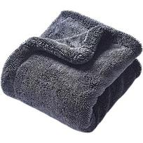 Double Layer Microfiber Car Drying Towel 40x60cm High Absorbency 1000g per Square Meter Wash and Dry Cloth for Vehicle Cleaning and Detailing One size