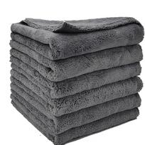 3pcs Car Wash Towels Absorbent Microfiber Cleaning Cloths 40x40cm High Density 550gsm Durable Soft Texture for Vehicle Detailing and Household Use One Size
