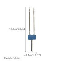 Household Sewing Machine Twin Needle 4MM Stitch Spacing Compatible with Domestic Sewing Machines for Various Fabric Types and Sewing Projects One Size