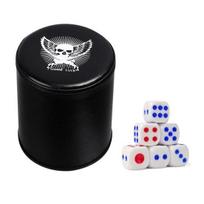 Dice Cup Set Silent Shaking Enjoy Noise-free Gaming with Felt Lining Large Diameter Dice Cup with Dice A juoda