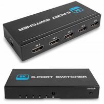 Switch Hdmi 2.1 5X1 Przełącznik Rozdzielacz 8K 4K 120Hz 240Hz Hdr10 Pawonik