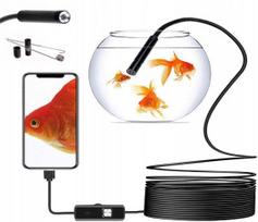 Wodoodporna Mini Kamera Inspekcyjna Endoskop Android Micro Usb-C Diody Led
