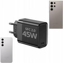 Szybka Ładowarka Sieciowa Usb-C 45W Do Samsung Galaxy S23 S24 Ultra / S24+