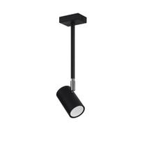 Spot Sufitowy Czarny Regulowany Rurka 1Xgu10 10W Norano Sl.1074 Sollux Lighting