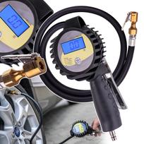 Pistolet Do Pompowania Kol Manometr Elektroniczny Digital Auto Bar Psi