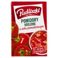 Pudliszki Pomidory Krojone W Soku Pomidorowym 390 G