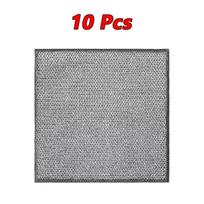 10pcs Cleaning Products Wire Dishwashing Rags Non-stick Single Layer Steel Wire Cleaning Cloth Double-sided Wet and Dry raudona