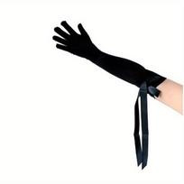 Meier Long opera party gloves 1920s 20s with bows gloves juoda