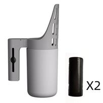 New Cat Litter Shovel Scoop With Refill Bag For Pet Filter Clean Toilet Garbage Picker Cat Supplies Cat Litter Box Self Cleaning A2