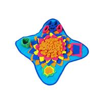 Dog Snuffle Mat Slow Feeder Puzzle Toy Pet Sniffing Mat Interactive Feeding Mat for Dogs and Puppies Enrichment Training Activity Mat one size mėlyna