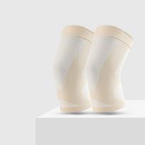 Ultra Thin Breathable Knee Support Sleeves Nylon Compression Knee Sleeve  Women Men M smėlis