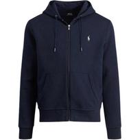 Ralph Lauren Solid Color Pony Logo Embroidery Hooded Zipper Long Sleeve Sweatshirt Women 211700350-002 XS
