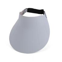 Simple Foldable Traceless Sun Hat Large Brim Empty Top Women Sun Hat Korean Style UV Protection Sunscreen Hat Travel XS（old） šviesiai pilka spalva